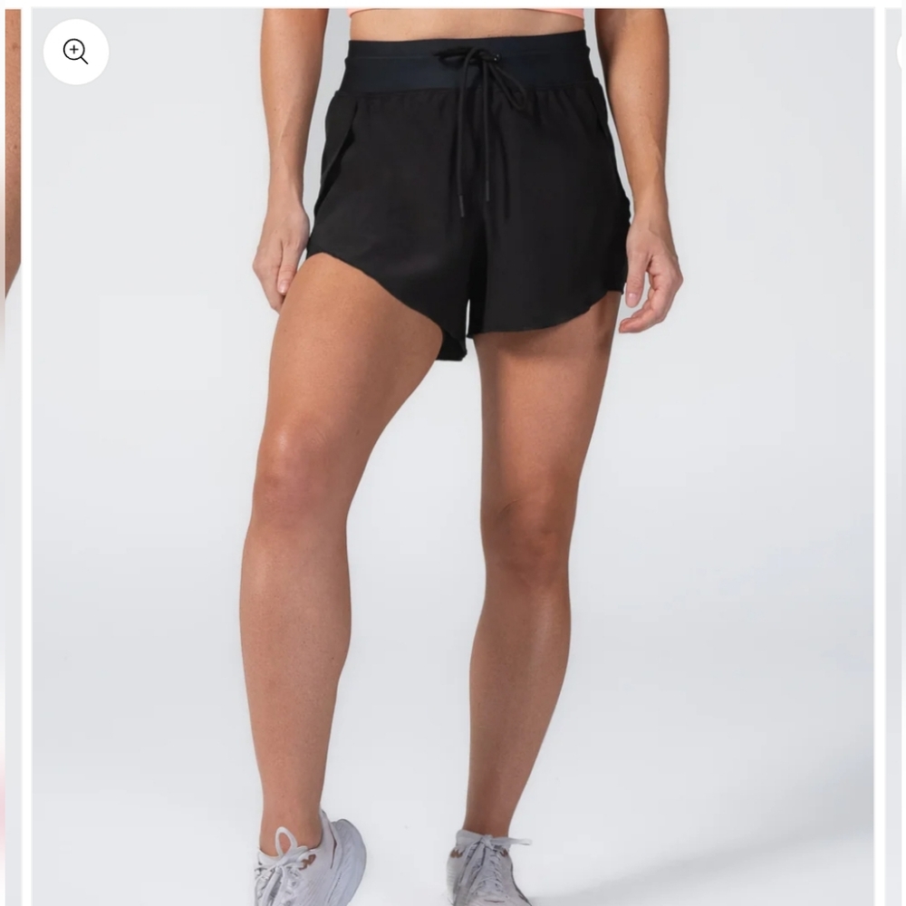 Senita MADELINE MOVES Black Athletic Shorts Medium
